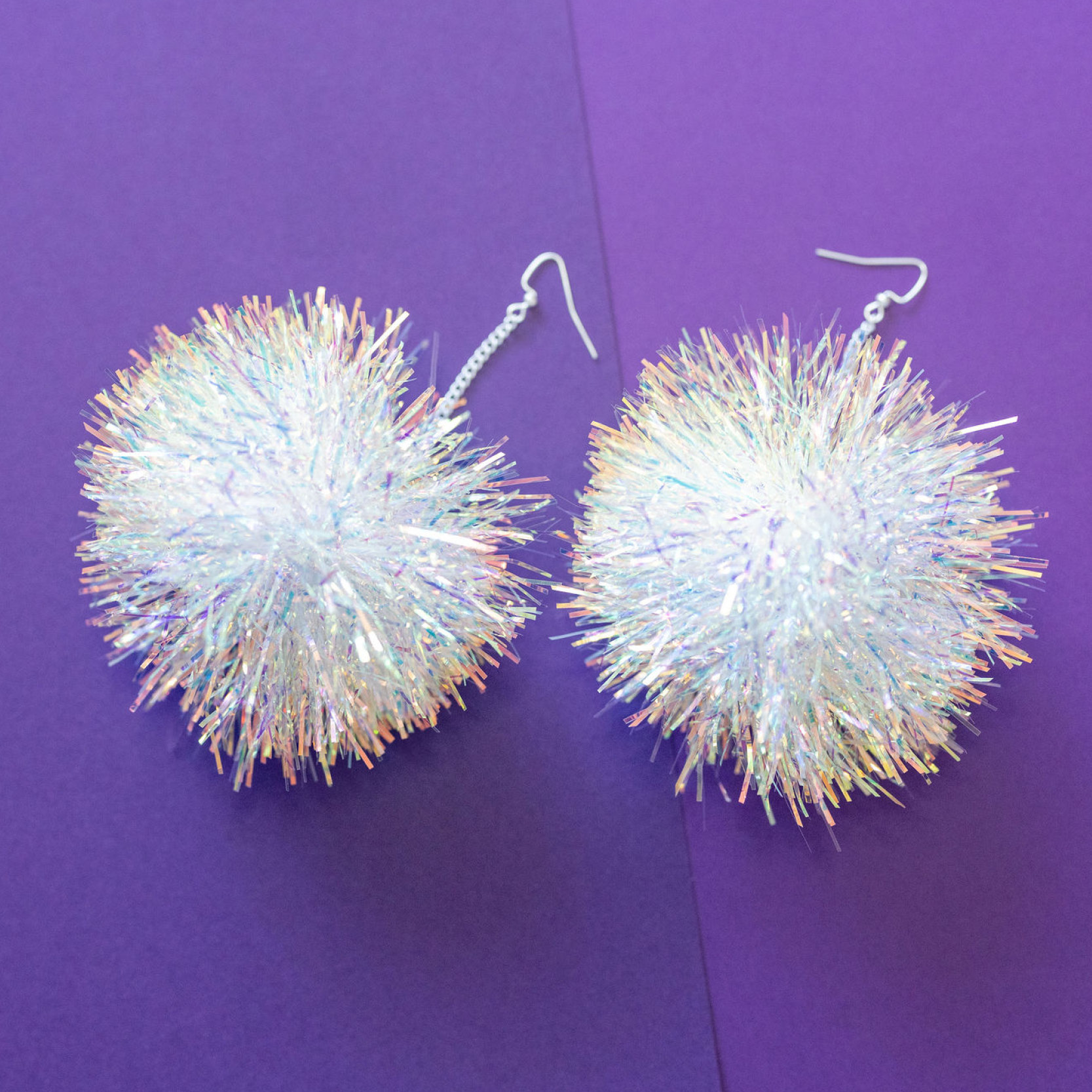 Tinsel Pom Poms