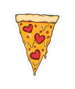 Pizza My Heart Sticker